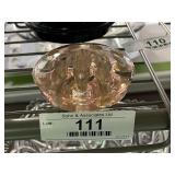 Vintage Pink Glass Flower Frog