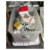 Tub of Holiday Items