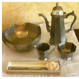 Lot of Gorham Pewter