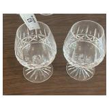 2 Waterford Crystal Brandy Glasses