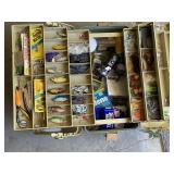Fishing Tackle Box & Contents
