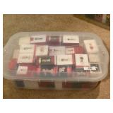 Rubbermaid Tote of Hallmark Keepsake Ornaments