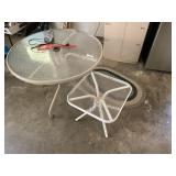 2 Patio Tables & Rug