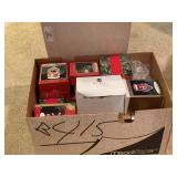 Box of Lighted Hallmark Keepsake Ornaments