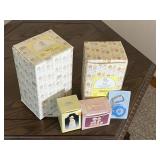 4 Enesco Precious Moments & Keychain