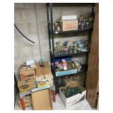 2 Shelves Canning Supplies & Misc.