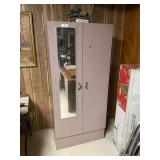 Vintage Metal Wardrobe & Contents