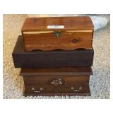 3 Hinged Boxes