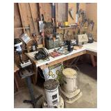 Tools & Heaters Along Back Wall