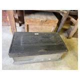 2 Old Wood Tool Boxes