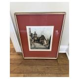 Josef Eidenberger Rothenburg Etching