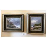 2 Vernon Rollins Coastal Paintings