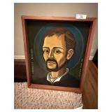 Mid-Century Modern St. Francis Xavier Painting