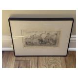 Gustav Trois Original Georgetown Etching