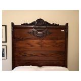 Antique High Back Bed