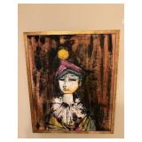Mid-Century Maximilian Vas Harlequin Painting