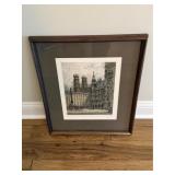 Josef Eidenberger Munich Etching