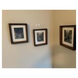 Set of Three Josef Eidenberger Signed Etchings