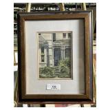Original Framed Watercolor