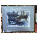 Framed Watercolor Painting
