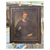 Vintage Repro Framed Rembrandt