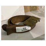 Vintage Western Belt Buckle & Belt