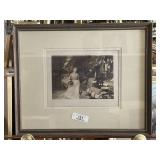 Vintage Black & White Print