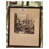 Vintage Etching