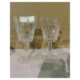 2 Waterford Crystal Goblets