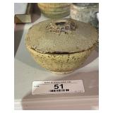 Art Pottery Lidded Container