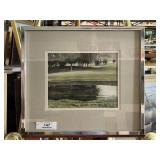 Framed Watercolor Painting
