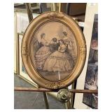 Vintage Framed Fashion Print