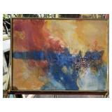 Original Framed Abstract Painting