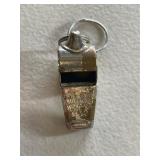 Nickle Plated Cork Ball Pea Whistle