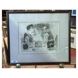 Framed Lithograph