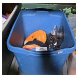 Tote of Halloween Decorations