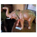 Leather Elephant Statue