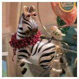 Hand Crafted Zebra Ornament