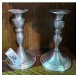 Pewter Candleholder Set