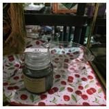 Pyrex Baking Dish & Candle