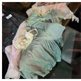 Vintage Lace Dresses & Bonnet