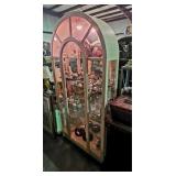 Beautiful Arched Top Lighted Display Cabinet