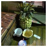 Pineapple Stoneware Cup & Misc.