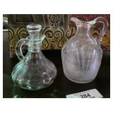 Vintage Glass Cruets