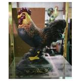 Large Metal Rooster Doorstop