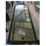 Antique Etched Beveled Mirror