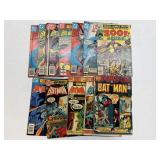 14 Vintage Batman & DC Comic Book Lot