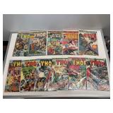 11 Bronze Age Marvel Thor Comic Book Lot