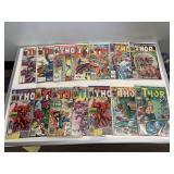 14 Marvel Thor Comic Lot: 14 Classic Issues