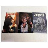 Premium Indie Comic Lot: Last Barbarians, 303 & Mo